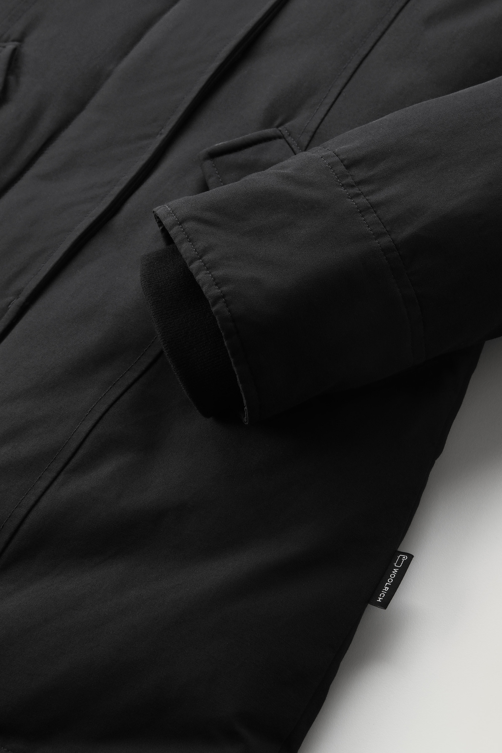 Arctic Parka en Ramar Cloth avec fourrure amovible noir photo 8 | Woolrich