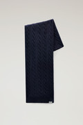 Garment-Dyed Cable-knit Scarf