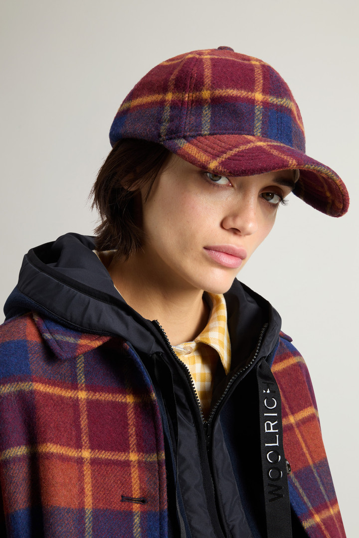 BRUSHED WOOL CAP Rosso photo 3 | Woolrich