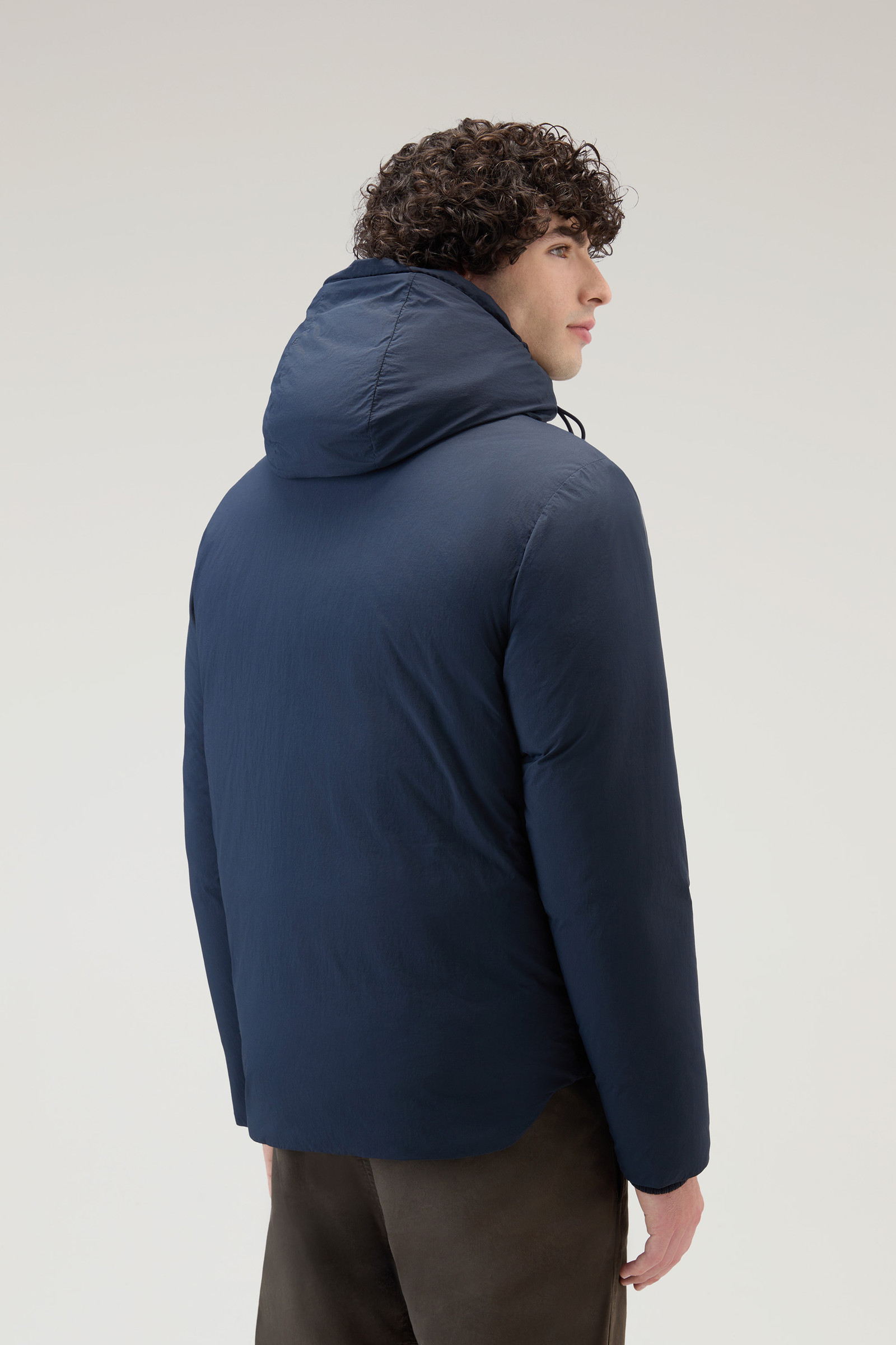 Aleutian Jacket in Taslan Nylon Blue | Woolrich USA