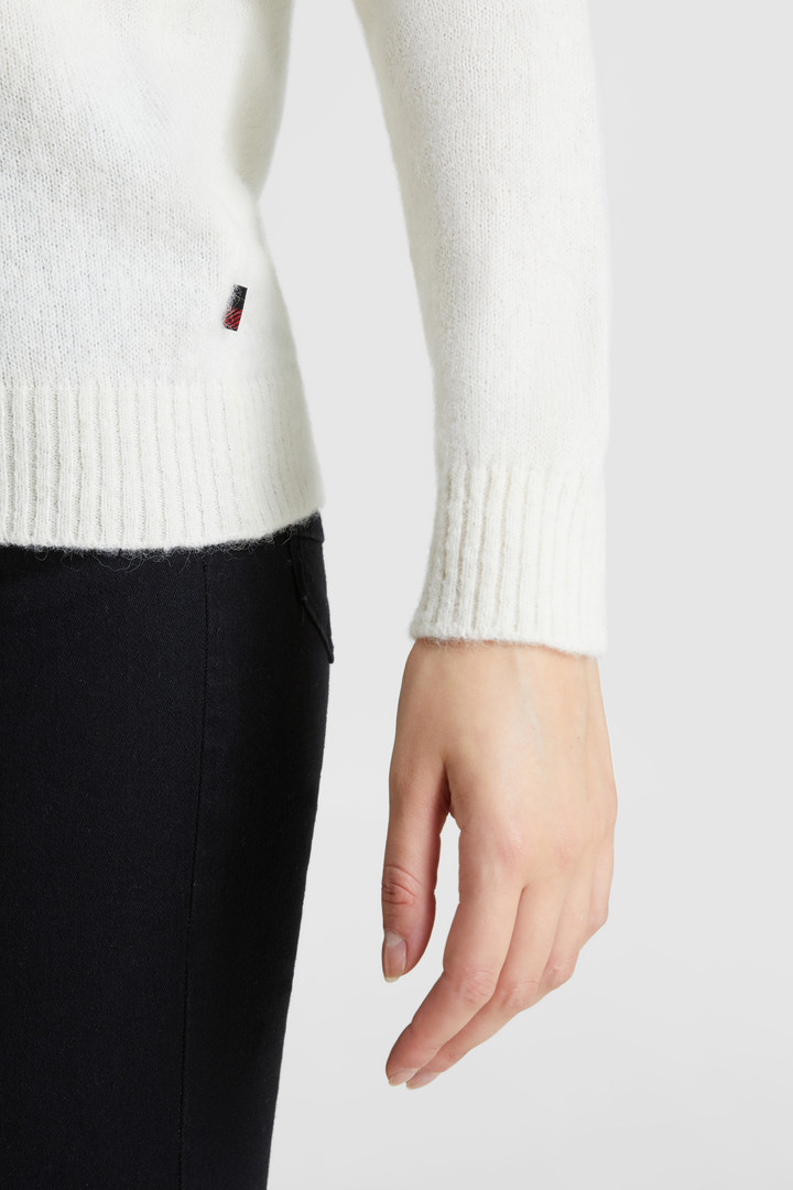 Trui van alpaca met ronde hals