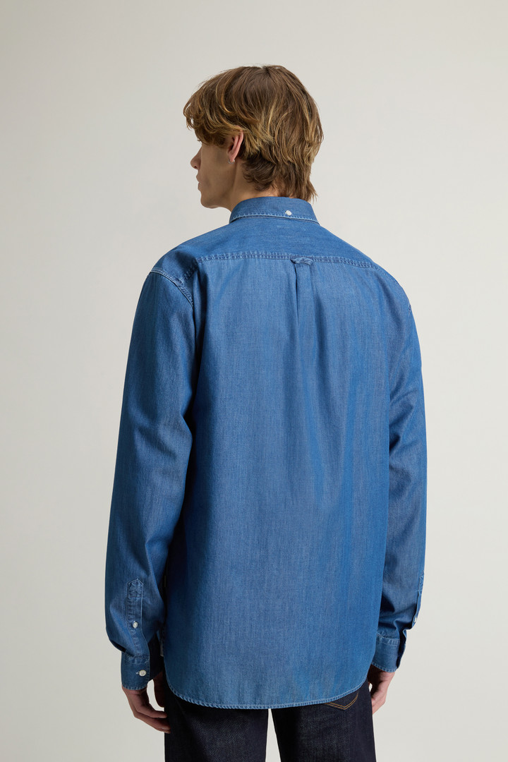 Overhemd van puur katoen Blauw photo 3 | Woolrich