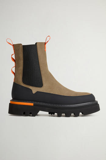 Chelsea-Stiefel aus Wildleder by Todd Snyder Beige photo 1 | Woolrich