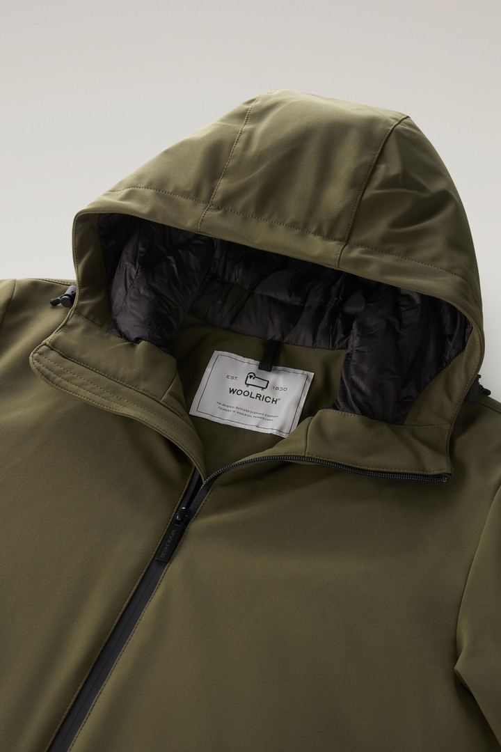Pacific Jacket in Tech Softshell Green photo 6 | Woolrich