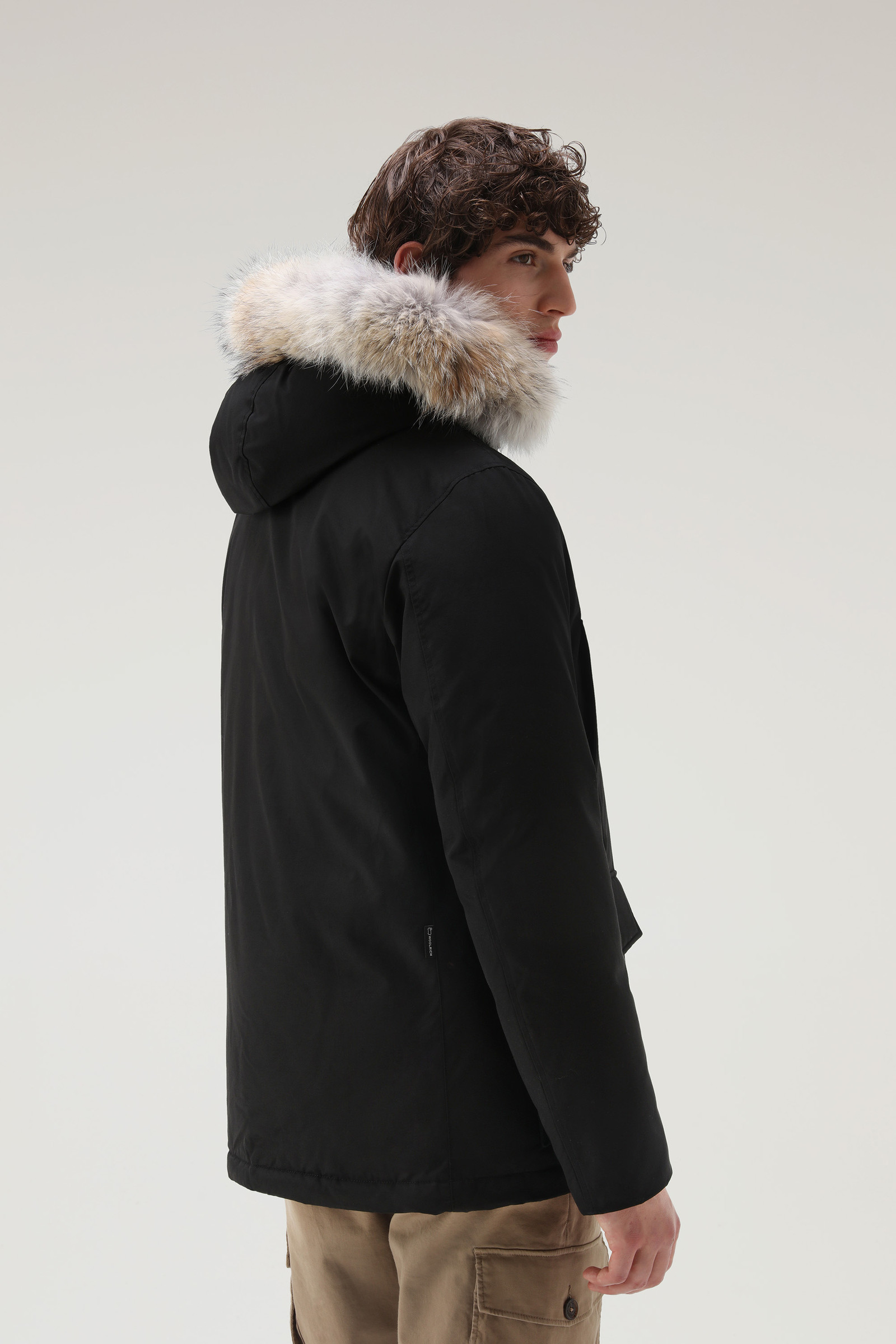 mengsel Eenheid lus Men's Arctic Anorak with Detachable Fur Black | Woolrich USA