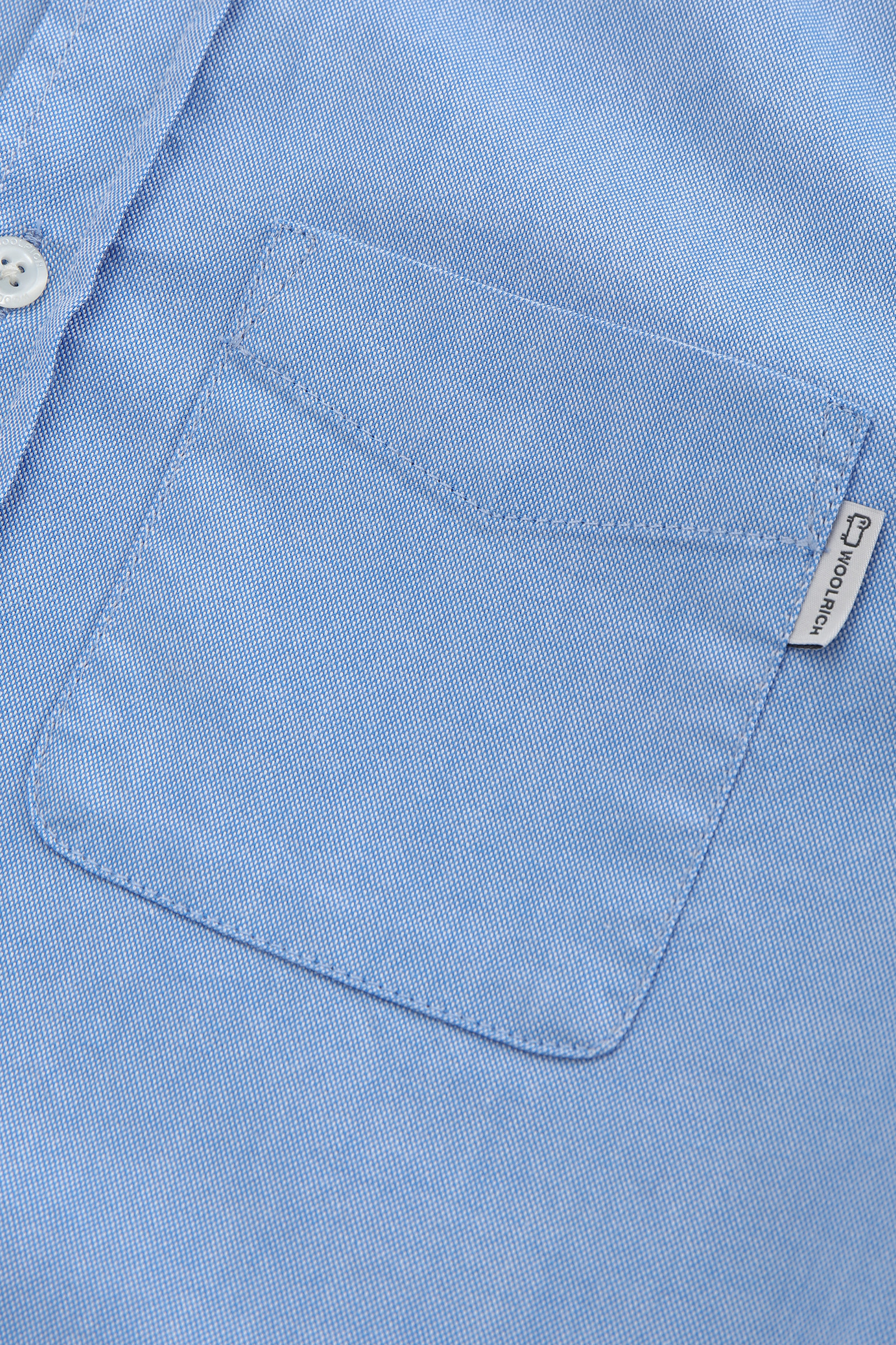 Boy's Button-Down Oxford Cotton Shirt Blue photo 4 | Woolrich