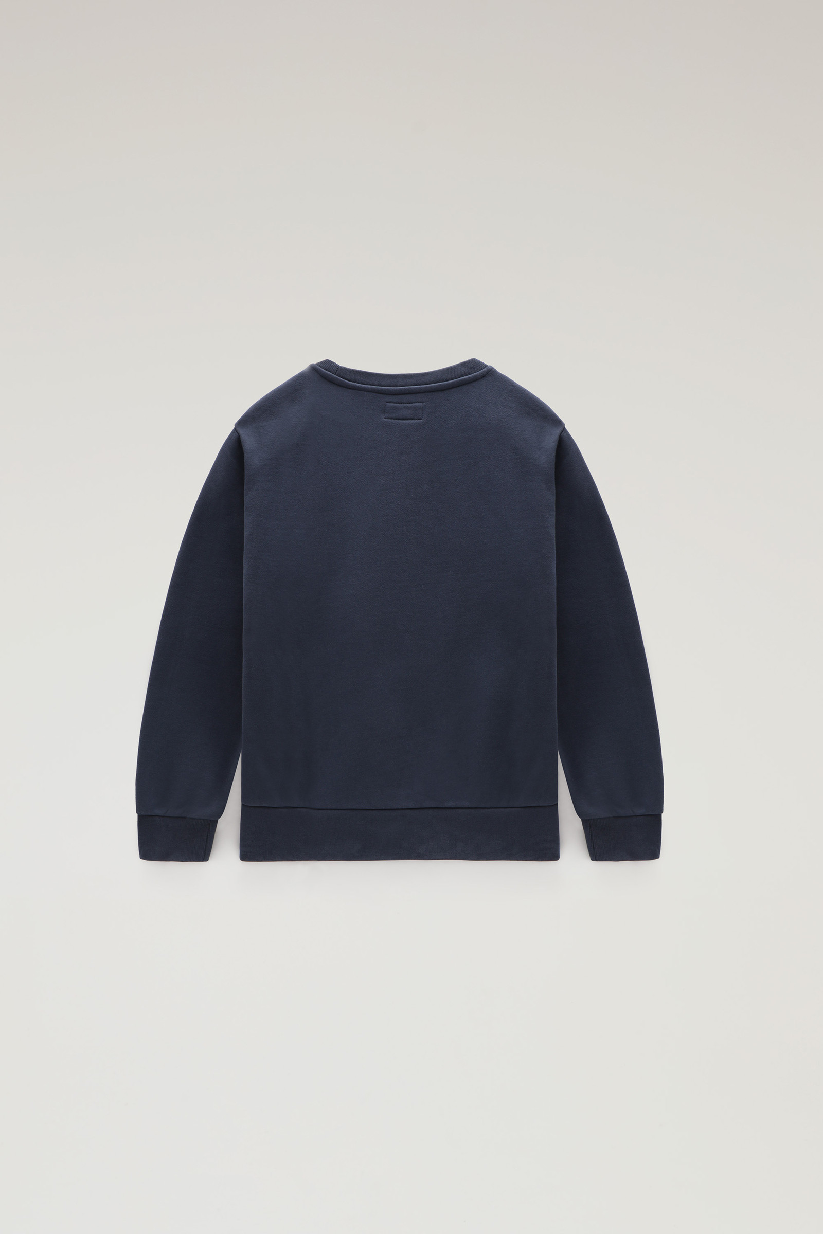 Logo-Sweatshirt mit Rundhalsausschnitt aus Fleece für Jungen blau photo 2 | Woolrich