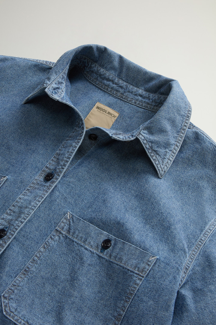 Chemise en chambray pur coton Bleu photo 6 | Woolrich