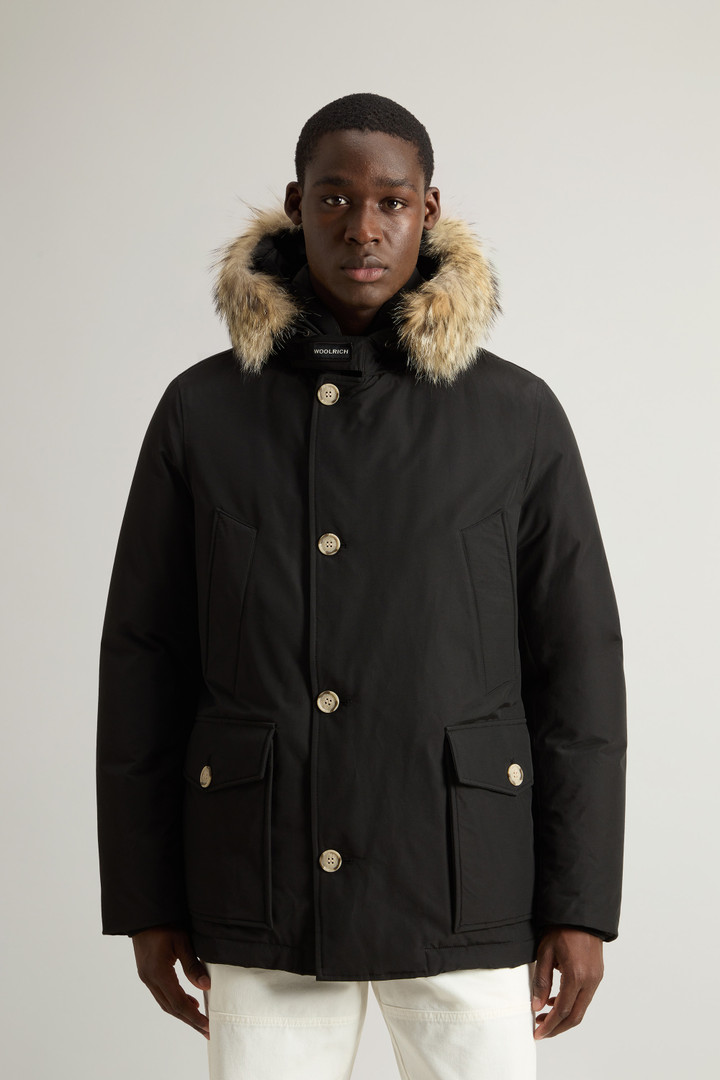 Arctic Anorak van Ramar Cloth met afneembaar bont Zwart photo 1 | Woolrich