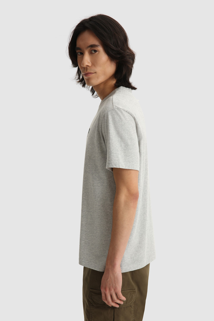 Maglietta in puro cotone con maxi logo