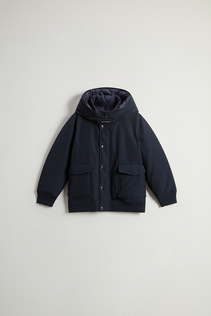 Boys’ Polar Bomber Jacket in Ramar Cloth Blue photo 1 | Woolrich