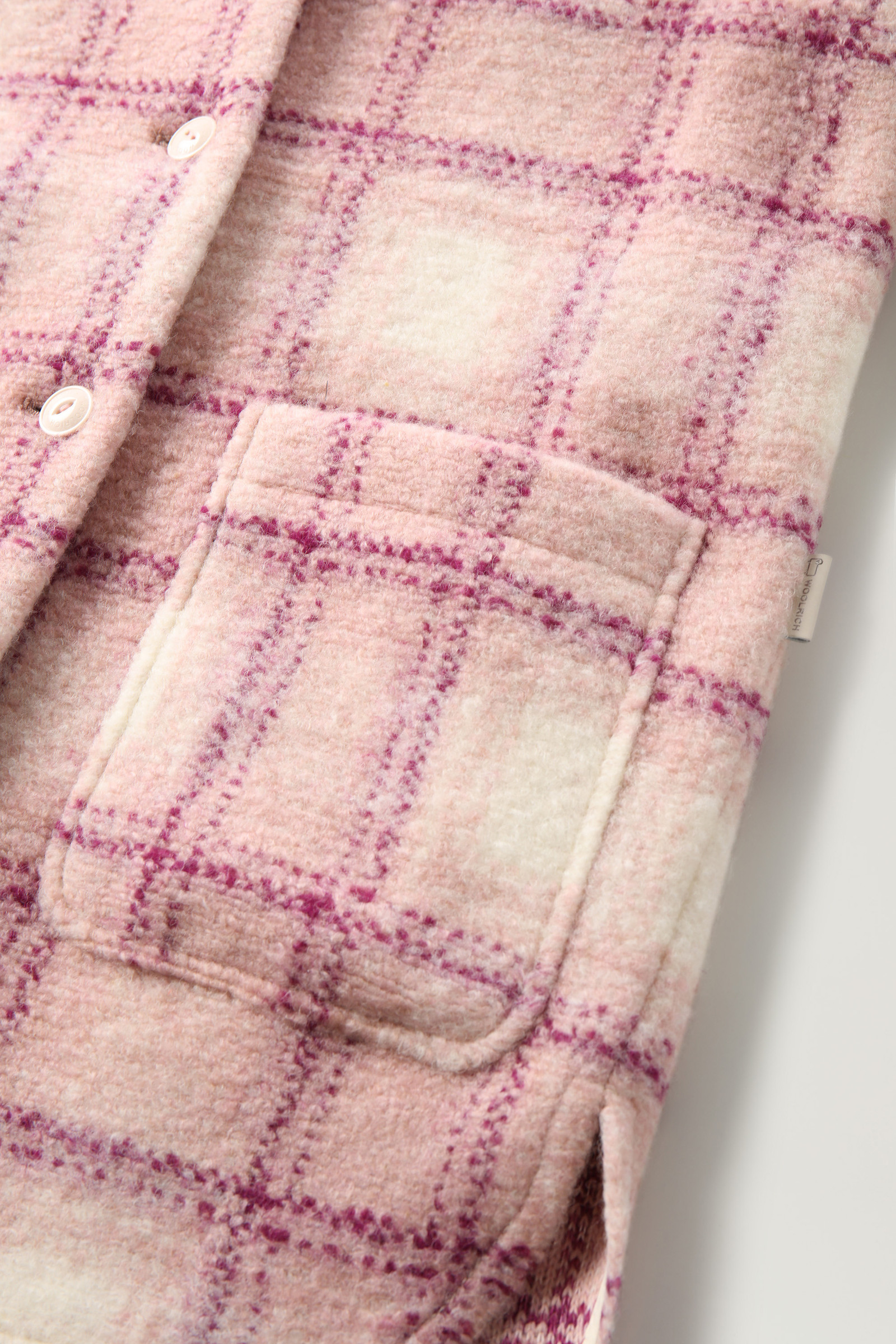 Manteau Gentry en laine mélangée avec motif à carreaux photo 8 | Woolrich