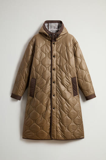 Quilted Coat with Sherpa Lining by Todd Snyder Beige photo 1 | Woolrich