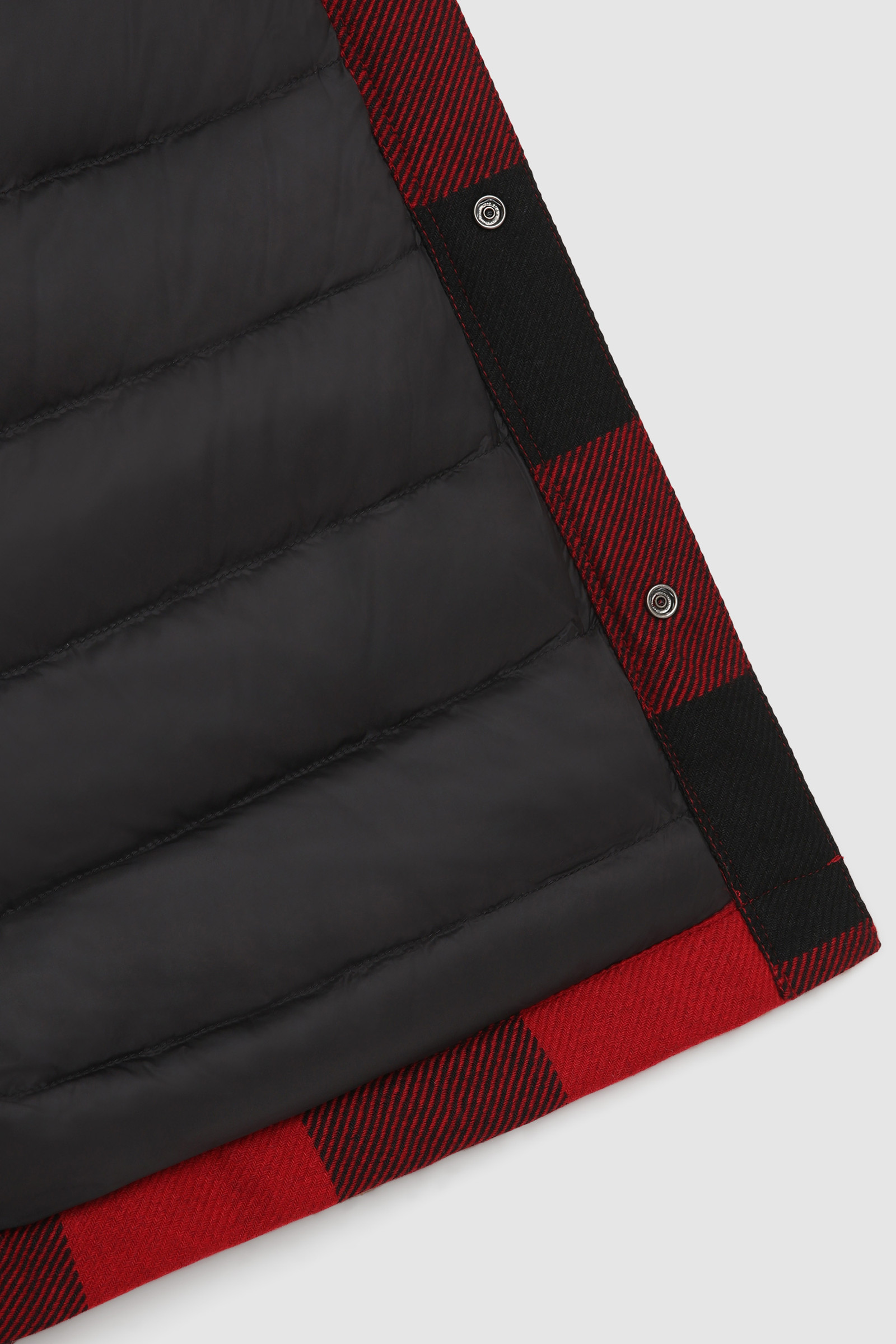 Alaskan Check Shirt in Italian Recycled Wool Red photo 9 | Woolrich