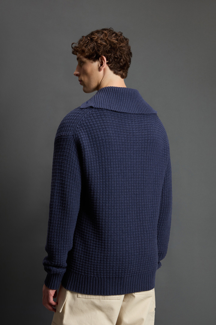 Pullover aus Schurwoll-Kaschmir-Mischung by Todd Snyder Blau photo 3 | Woolrich
