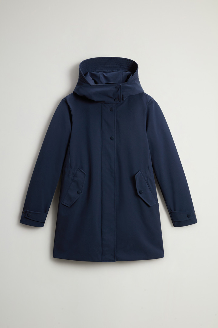 Firth Parka 2 in 1 in Tech Softshell Blu photo 5 | Woolrich