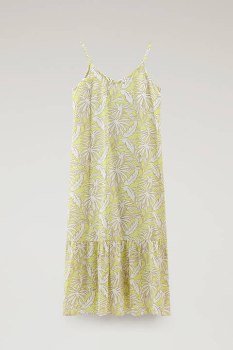 Kleid mit Tropen-Print Gelb photo 2 | Woolrich