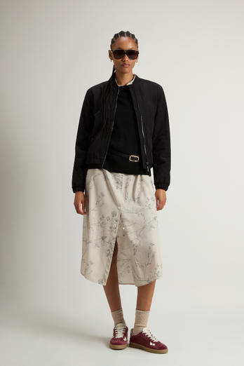 Grace Bomber Jacket in Peached Poly Black | Woolrich