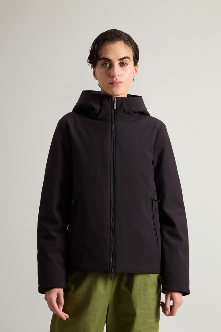 Short Firth Parka in Tech Softshell Black photo 1 | Woolrich