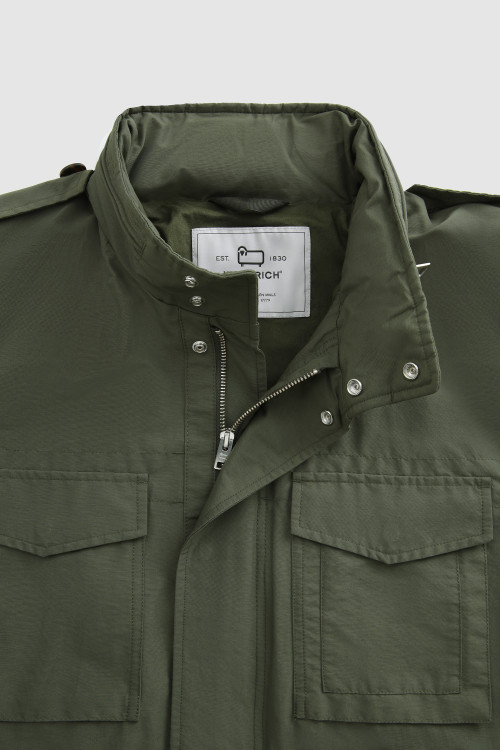 Chaqueta Cruiser Field en tejido Ramar ecológico verde photo 2 | Woolrich