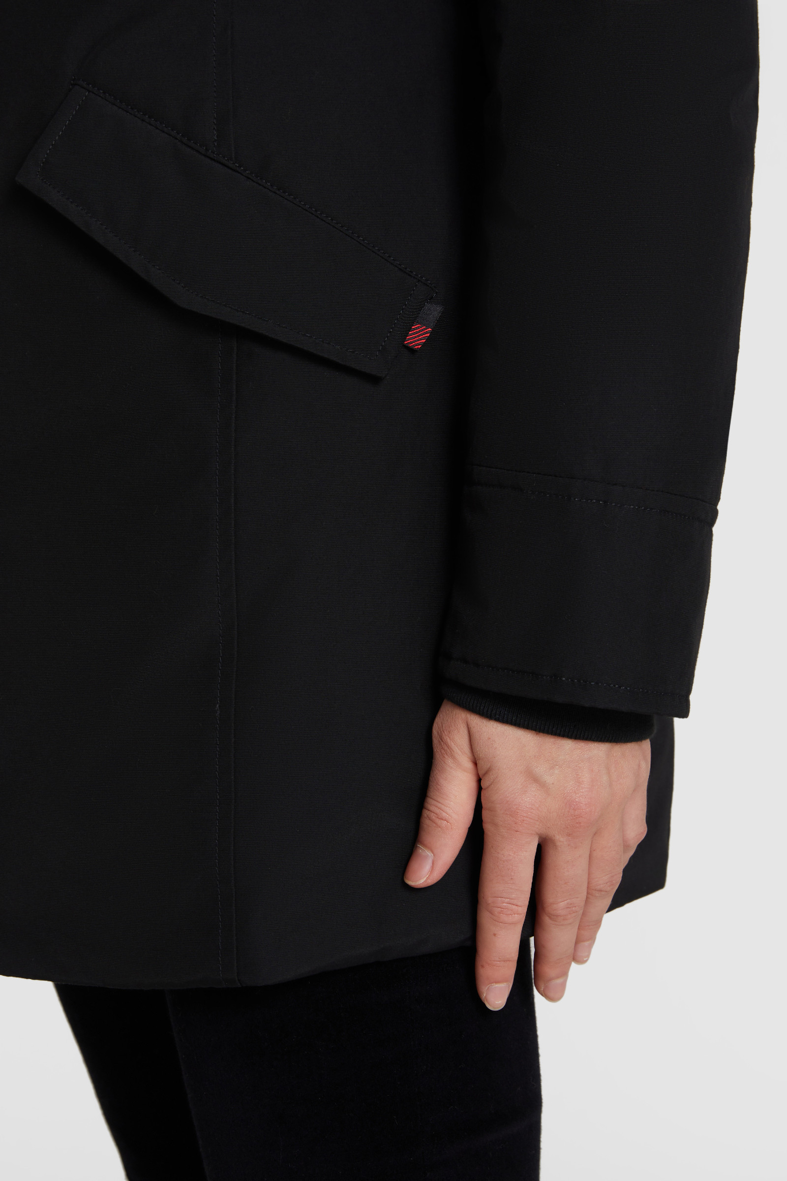 Beaker Parka with Faux Fur Black photo 5 | Woolrich