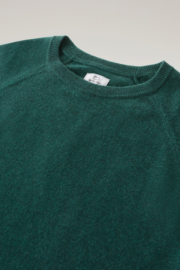 Luxe Crewneck Sweater in Pure Cashmere Green photo 2 | Woolrich