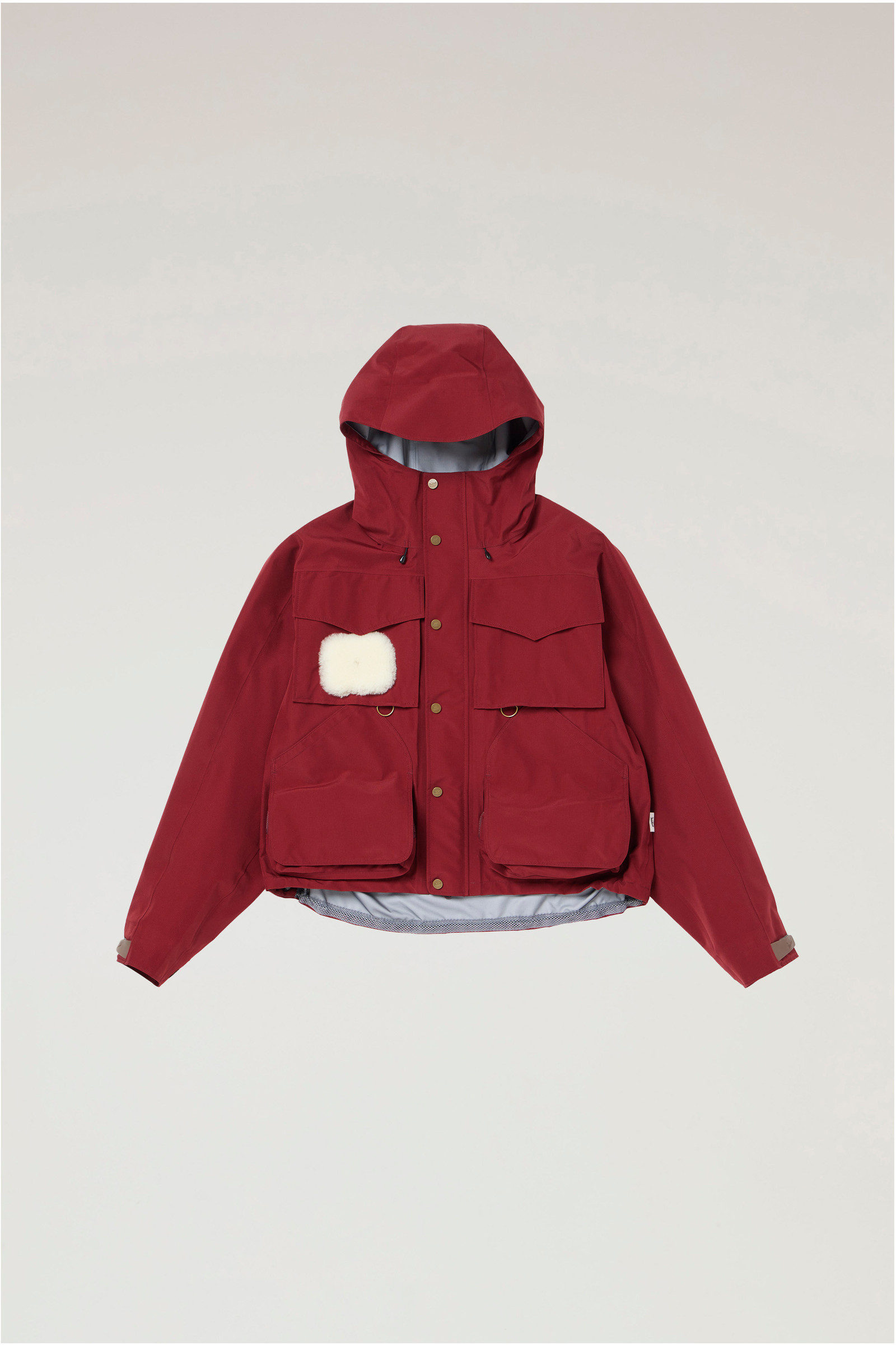 GORE-TEX Waterproof Jacket Red Woolrich UK