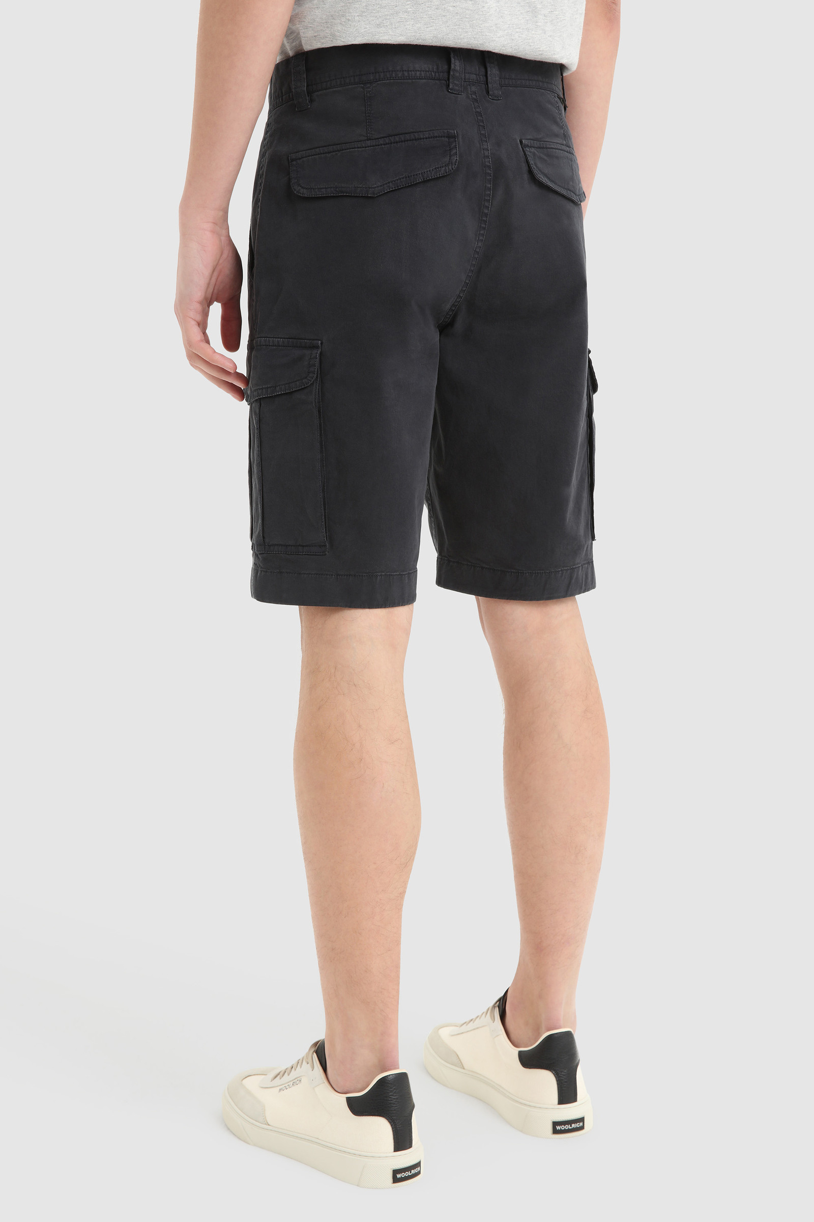 Short cargo teint en pièce bleu photo 3 | Woolrich