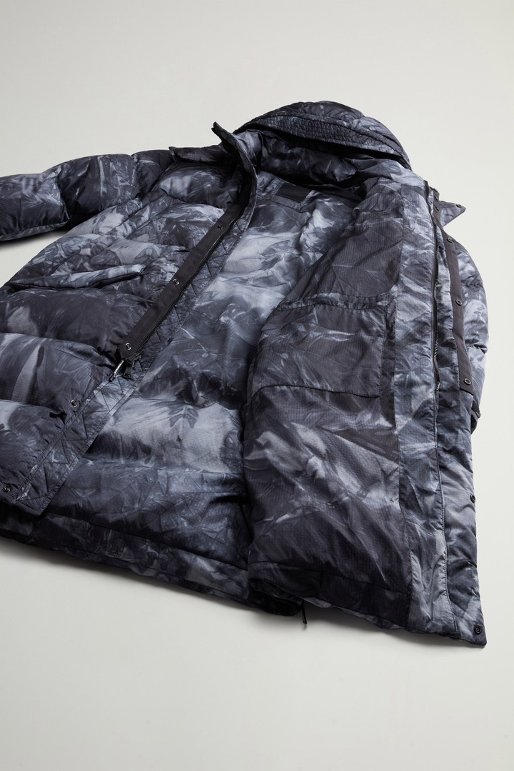 Long Down Jacket in Ripstop Fabric by Todd Snyder Gray photo 12 | Woolrich