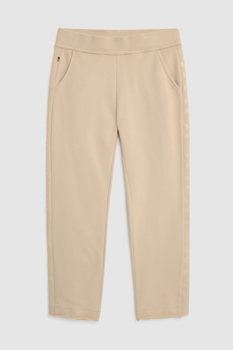 Printed logo fleece pant