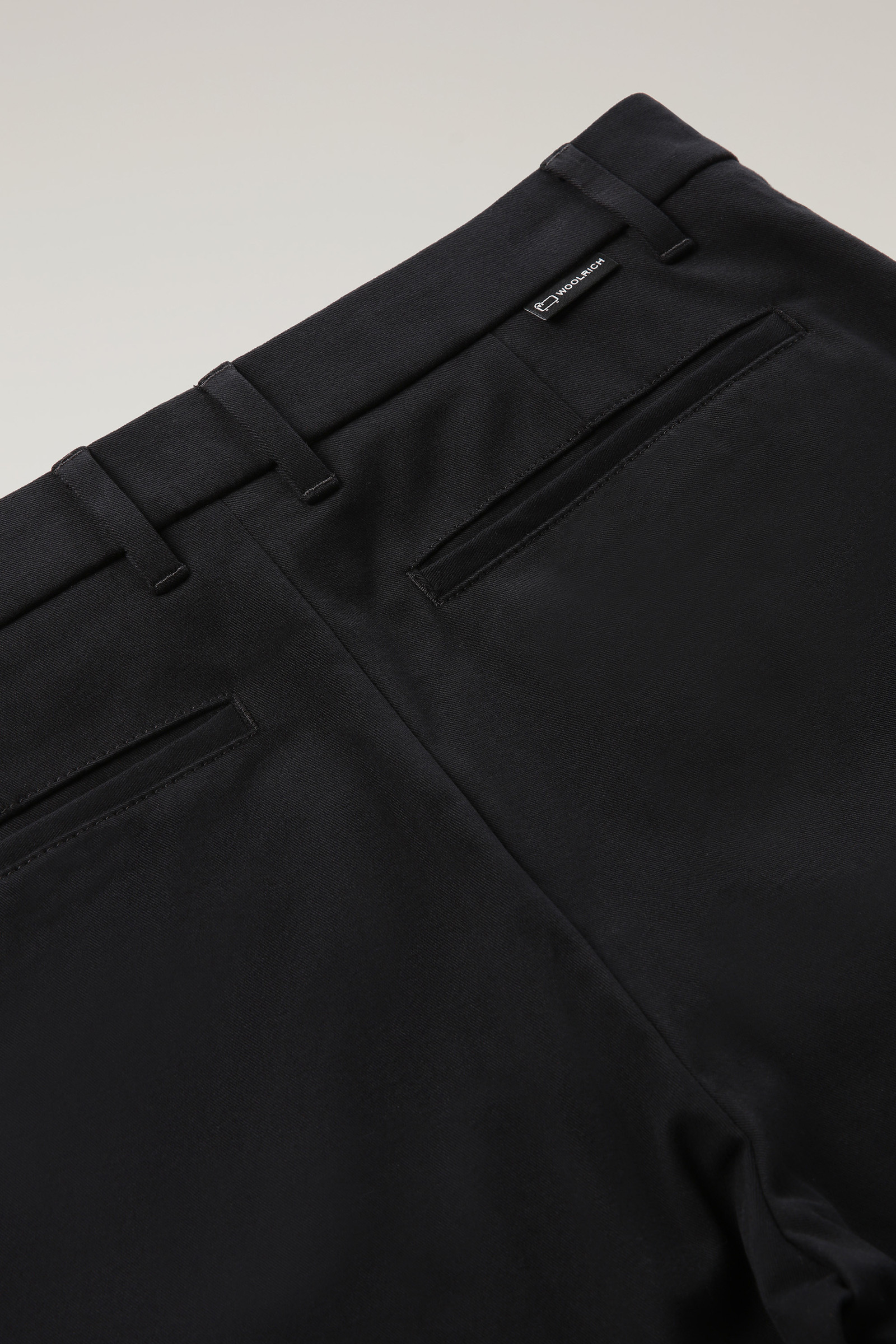 Stretch Cotton Twill Pants Black | Woolrich USA