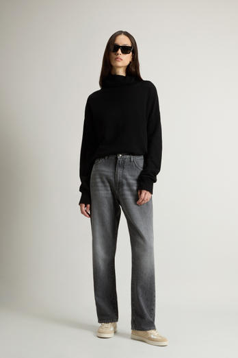 Pants in Pure Cotton Denim Gray | Woolrich