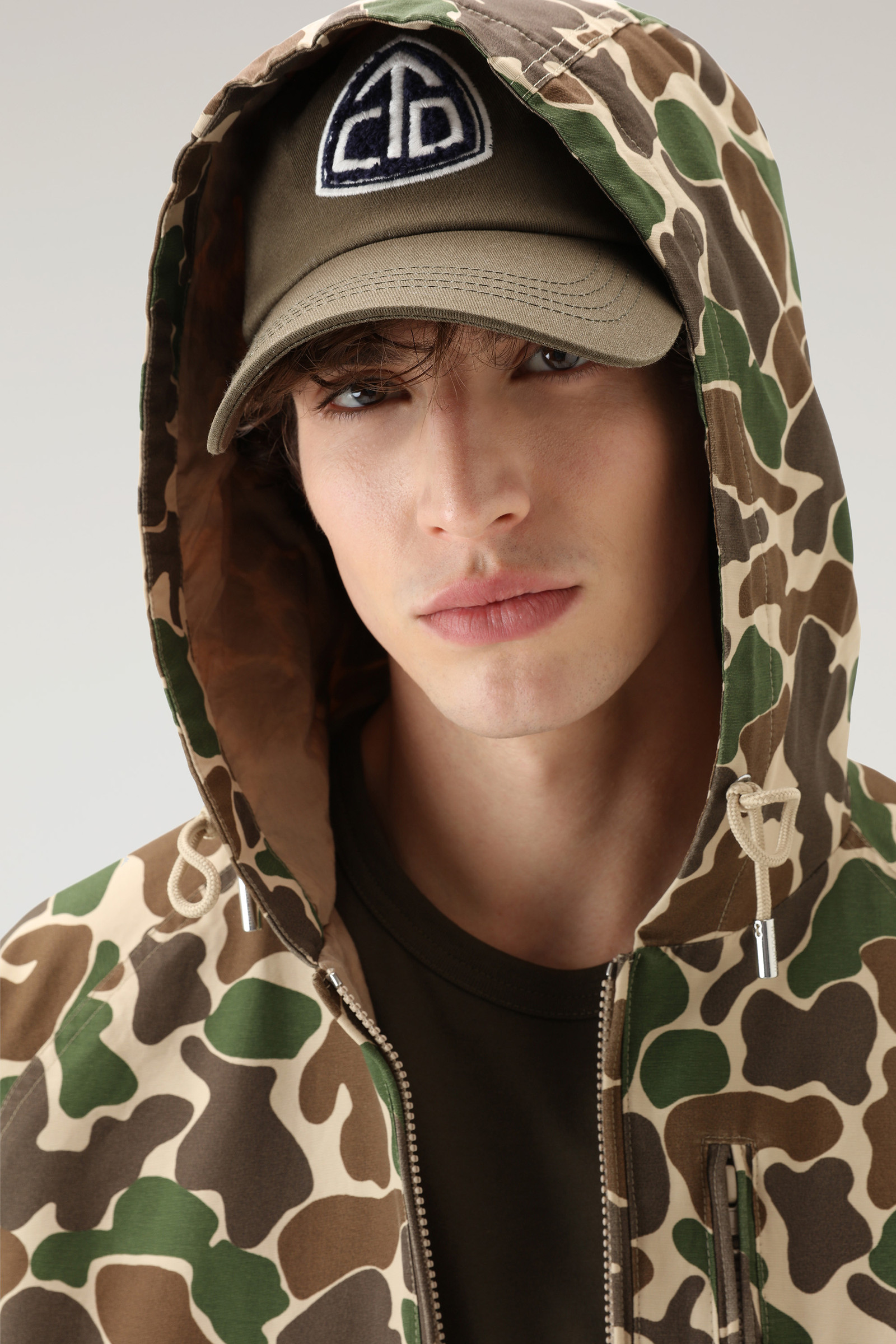 Jacke Lobster mit Camouflage-Print aus Ramar grün photo 4 | Woolrich