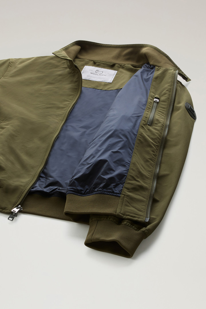 Cruiser Bomber Jacket in Ramar Cloth with Turtleneck Green photo 9 | Woolrich