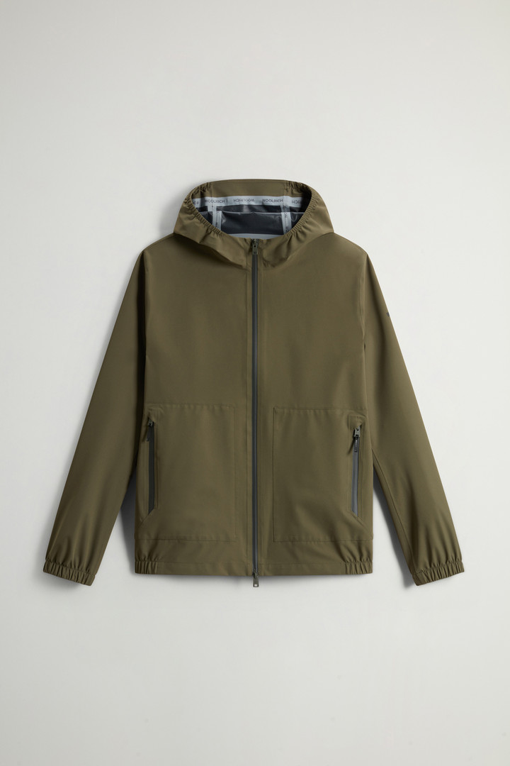 Waterproof Pacific Jacket in Two-Layered Fabric Green photo 5 | Woolrich