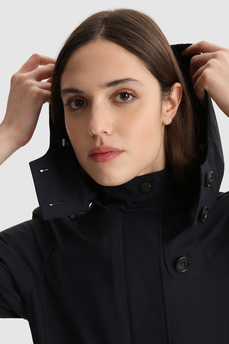 Belted Fayette trench coat