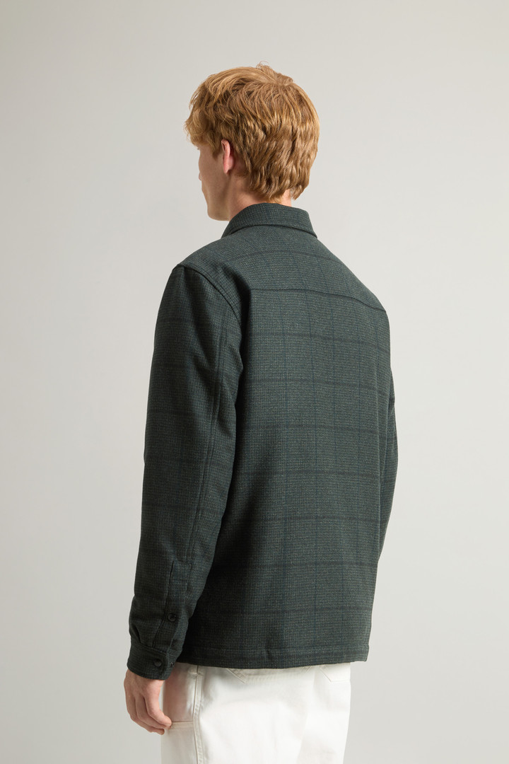 ALASKAN WOOL CHECK OVERSHIRT Grün photo 3 | Woolrich