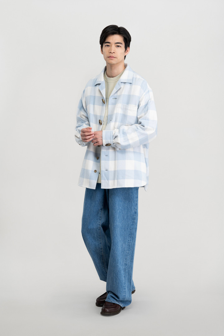 BUFFALO CHECK SHIRT JKT Blau photo 2 | Woolrich