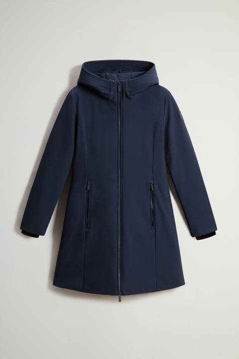 Firth Parka in Tech Softshell Blue photo 2 | Woolrich