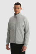 Luxury Full-Zip Track Jacket with High Collar
