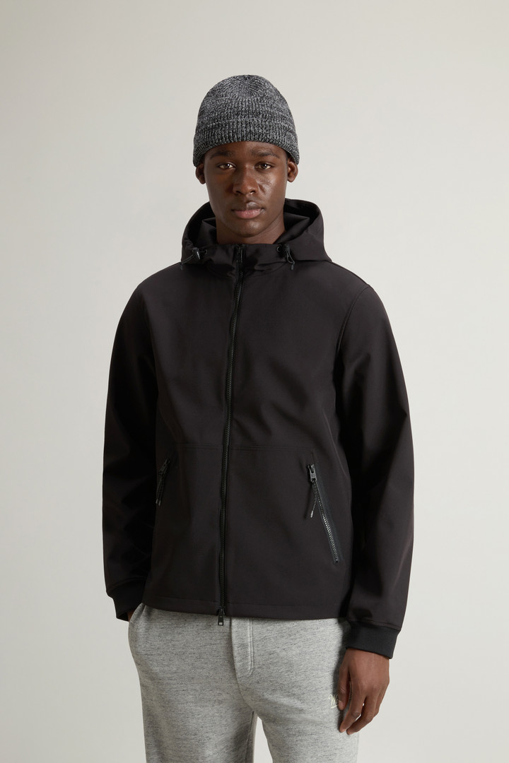 Veste en Tech Softshell Noir photo 1 | Woolrich