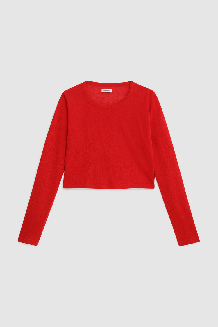 Maglia girocollo a manica lunga