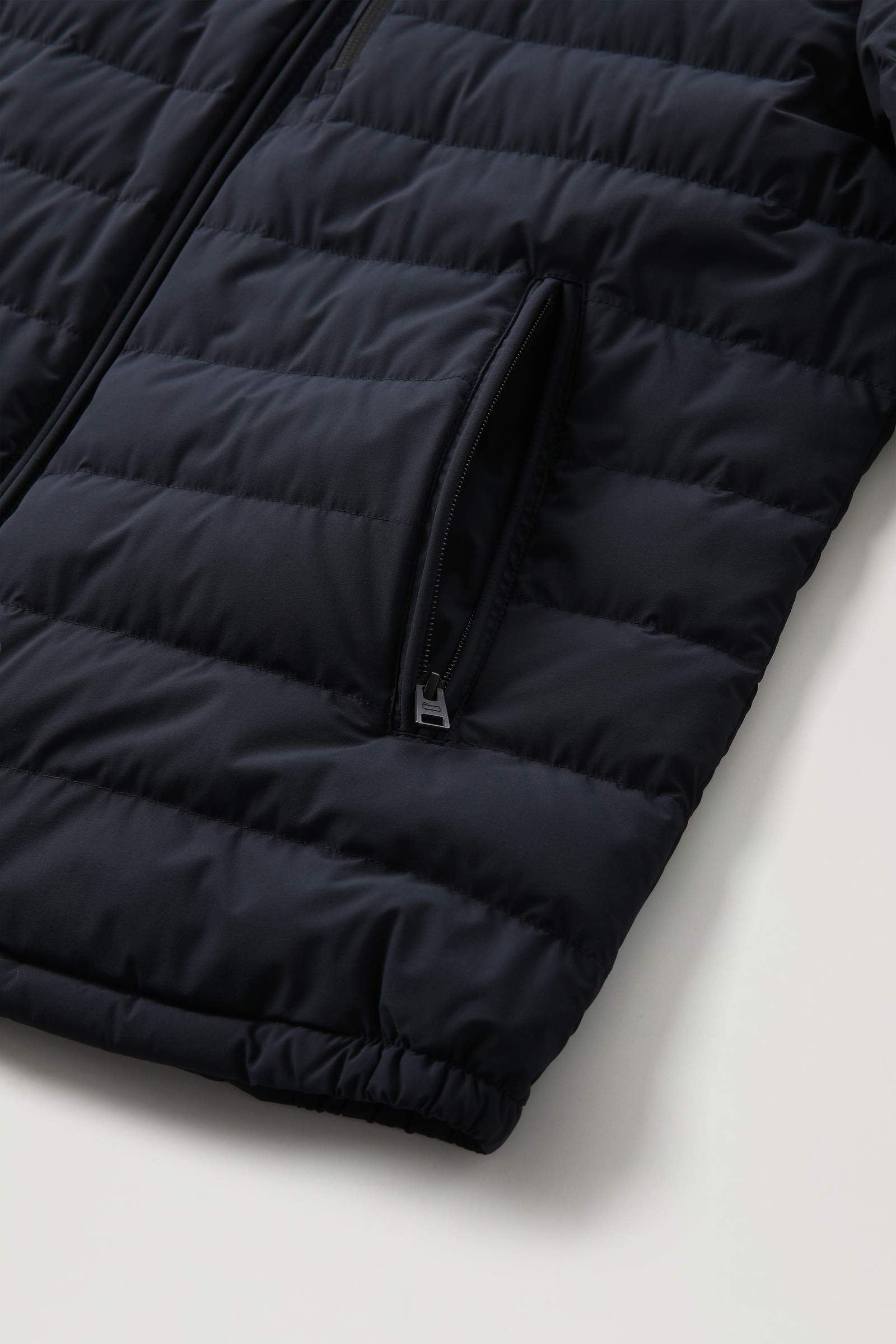 Stretch Nylon Sundance Down Jacket Blue photo 7 | Woolrich
