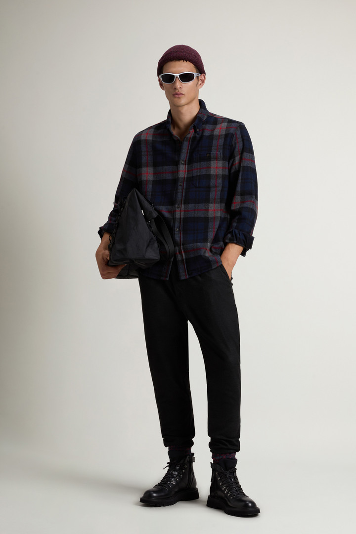 Wool Blend Trout Run Plaid Flannel Shirt Multicolor photo 2 | Woolrich