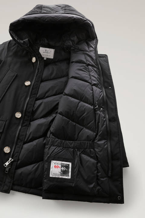 Boys' Arctic Parka in Ramar Cloth Black photo 2 | Woolrich