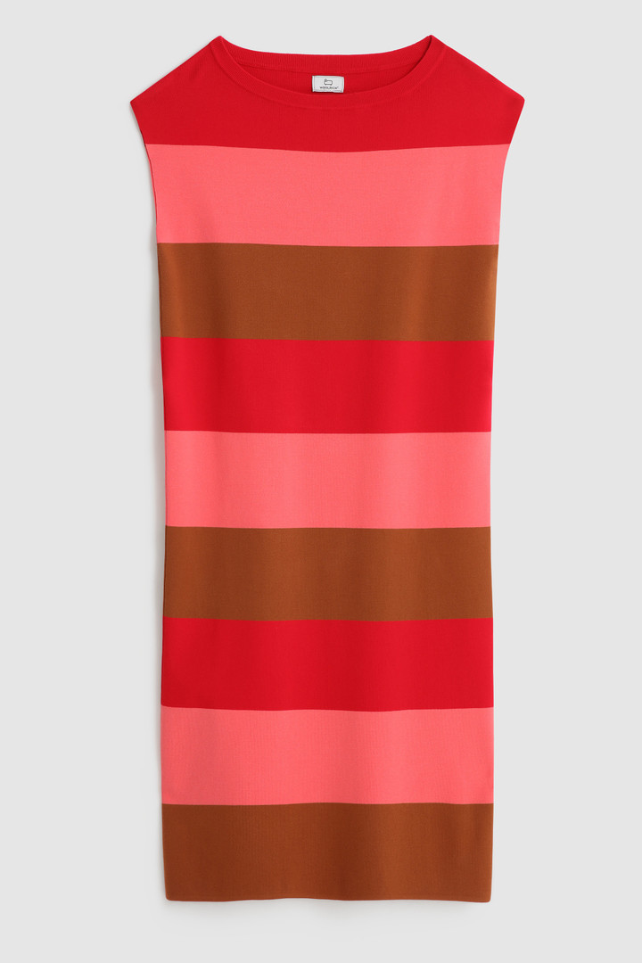 Long Knitted Dress Red photo 4 | Woolrich