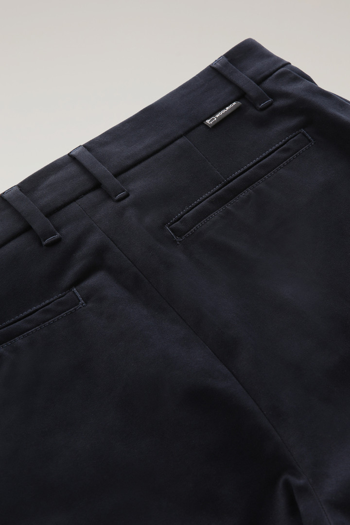 Stretch Cotton Twill Pants Blue photo 5 | Woolrich