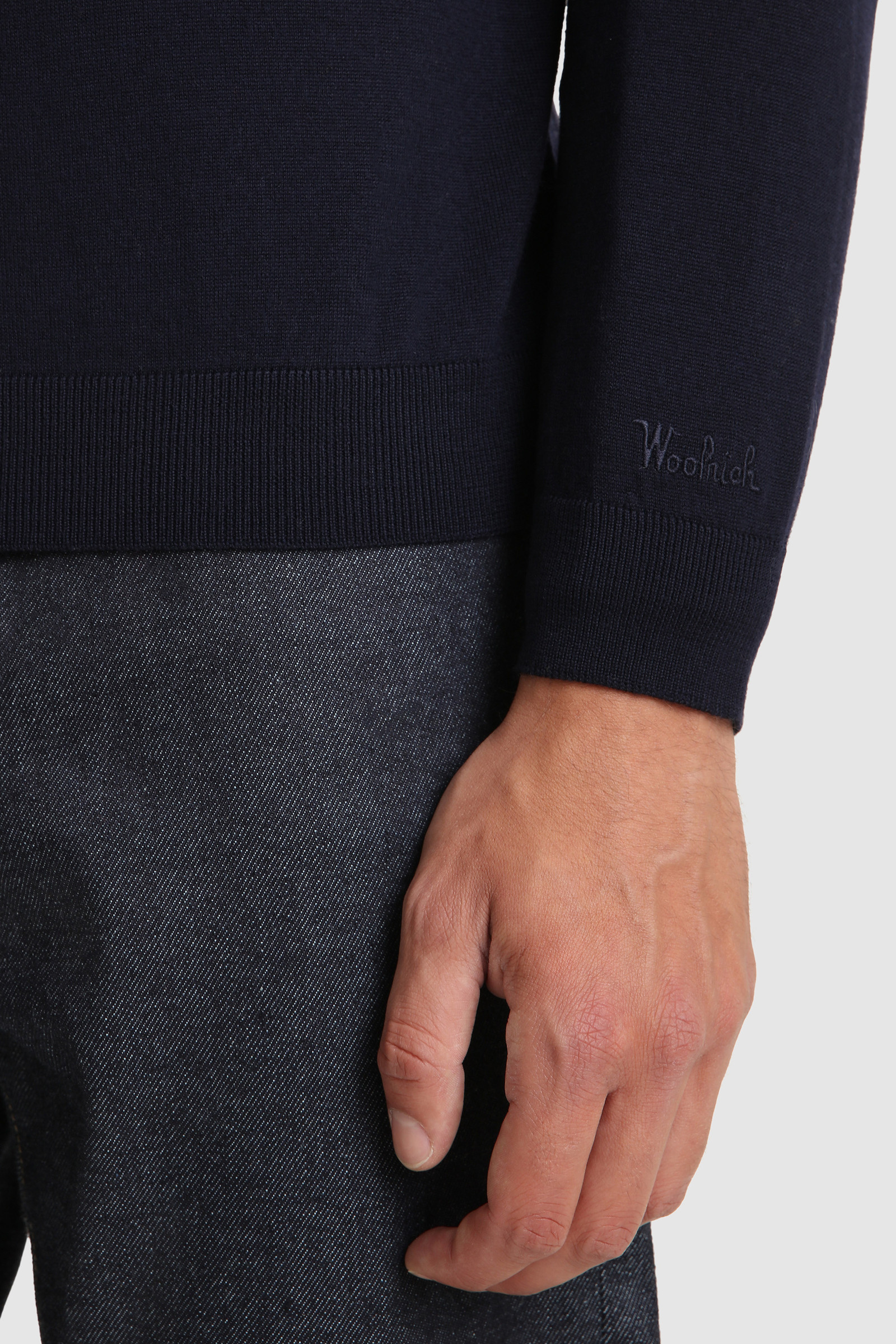 Crewneck Sweater in extra fine Merino wool