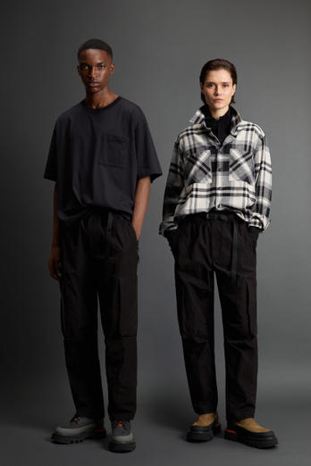 Hose aus Baumwoll-Nylon-Mischung von Olmetex by Todd Snyder Schwarz photo 1 | Woolrich