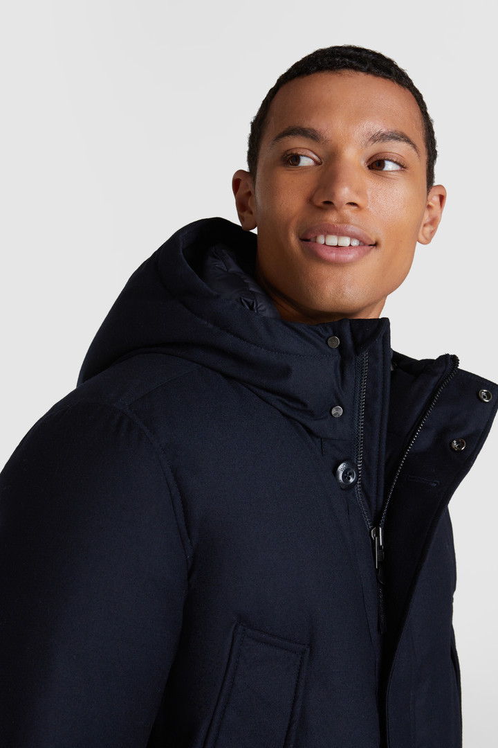 Mountain Parka van fijne wol